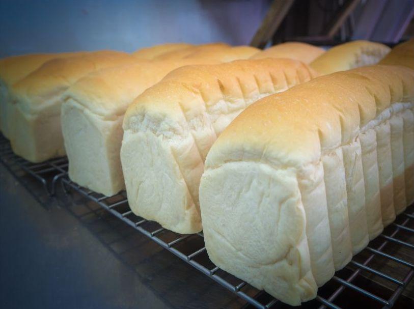 Commercial bread using Chorleywood method.