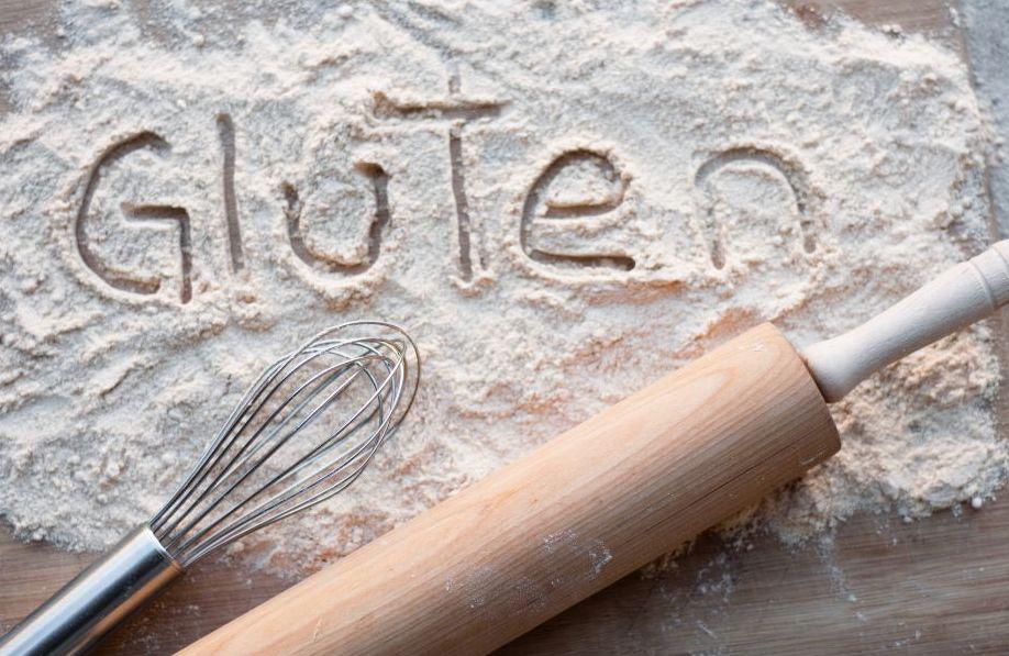 Gluten written into flour.